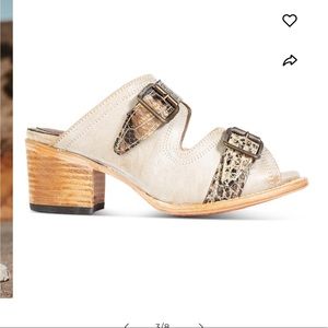 Freebird Caprice slides. All leather.